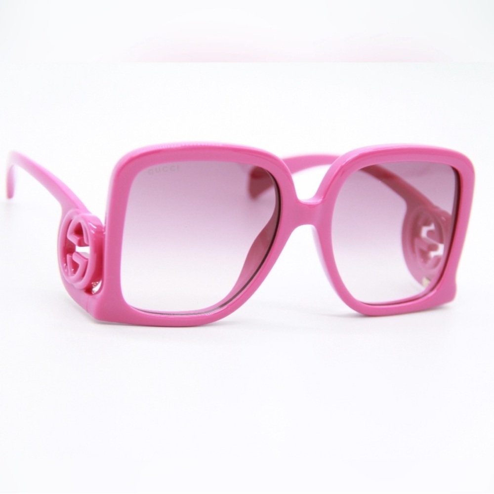 NEW GUCCI GG1326S 004 PINK SQUARE WOMEN SUNGLASSES GUCCI